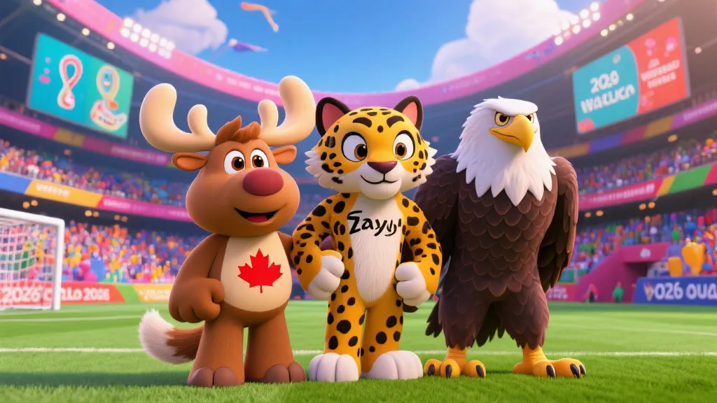 揭秘2026世界杯吉祥物：Maple、Zayu与Clutch背后的文化密码与狂欢寓意